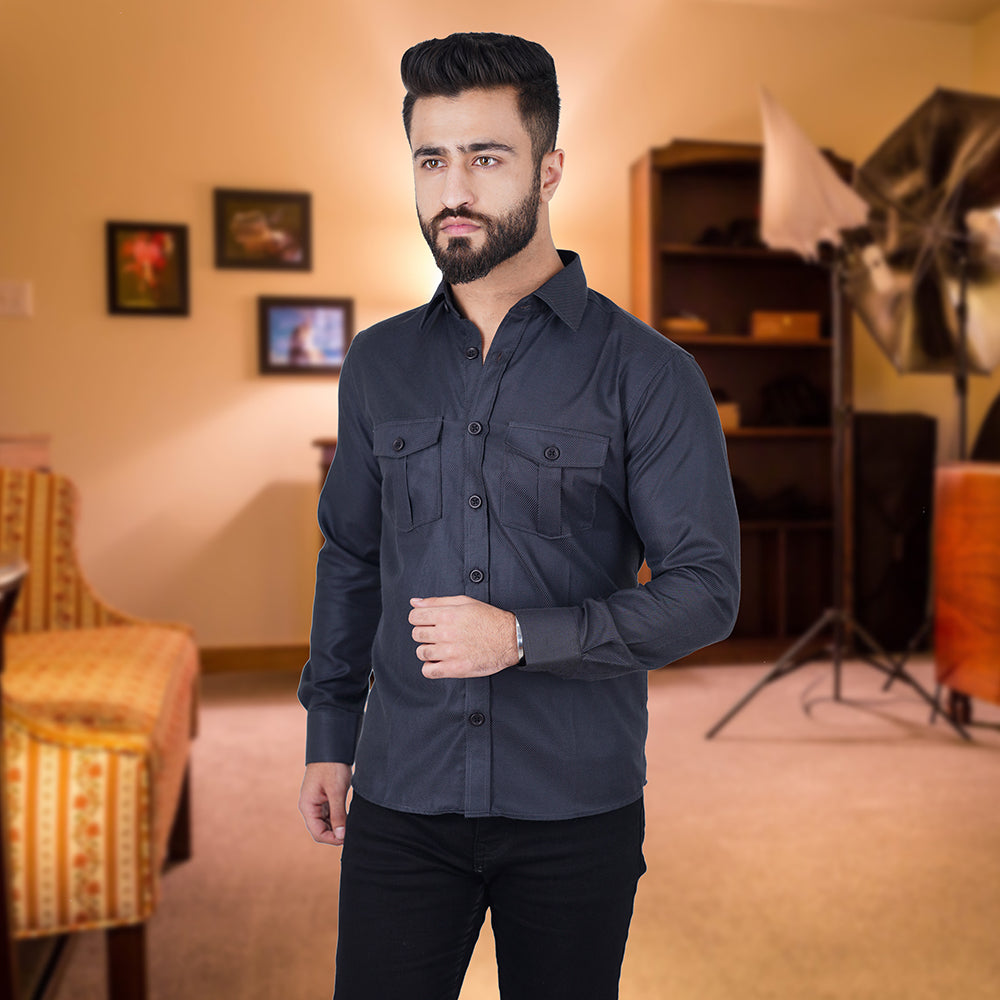 Premium Retro Black Full Shirt