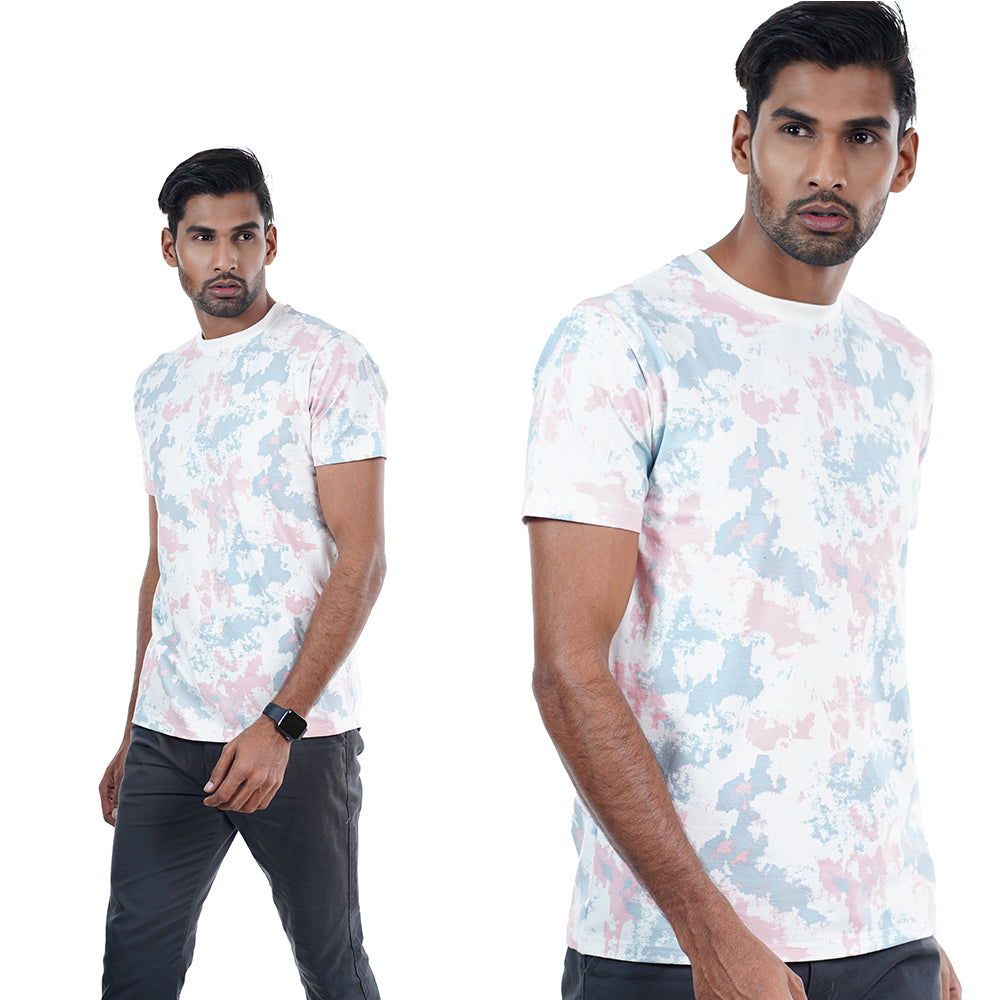 White Printed t shirt