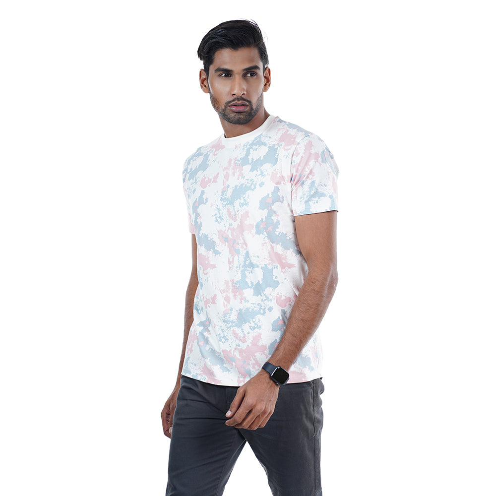 White Printed t shirt