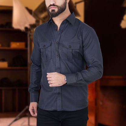 Premium Retro Black Full Shirt