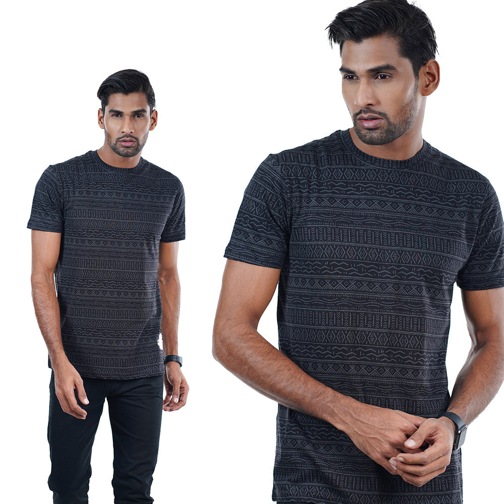 Black Printed t shirt