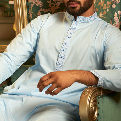 Premium Sky Blue Panjabi